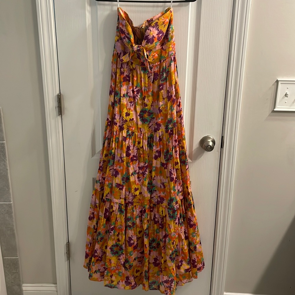 Zimmerman Violet Tie Midi Dress US Sz 4 NEW!!